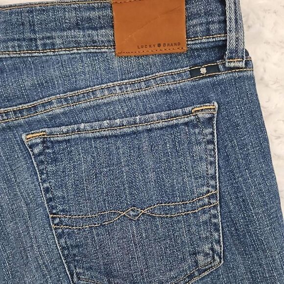 Lucky Brand sweet straight w altered inseam womens size 8/29r medium wash jeans - Picture 9 of 10
